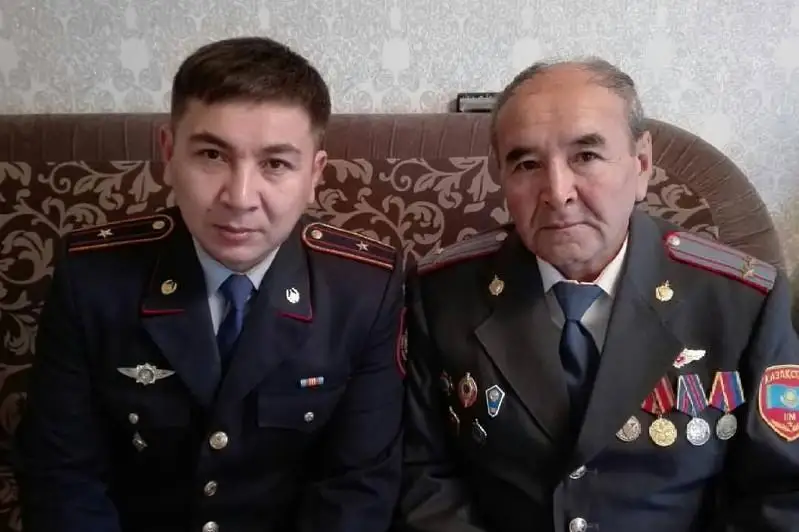 Полицейскую династию продолжил майор Руслан Бактыбаев из Павлодарской области