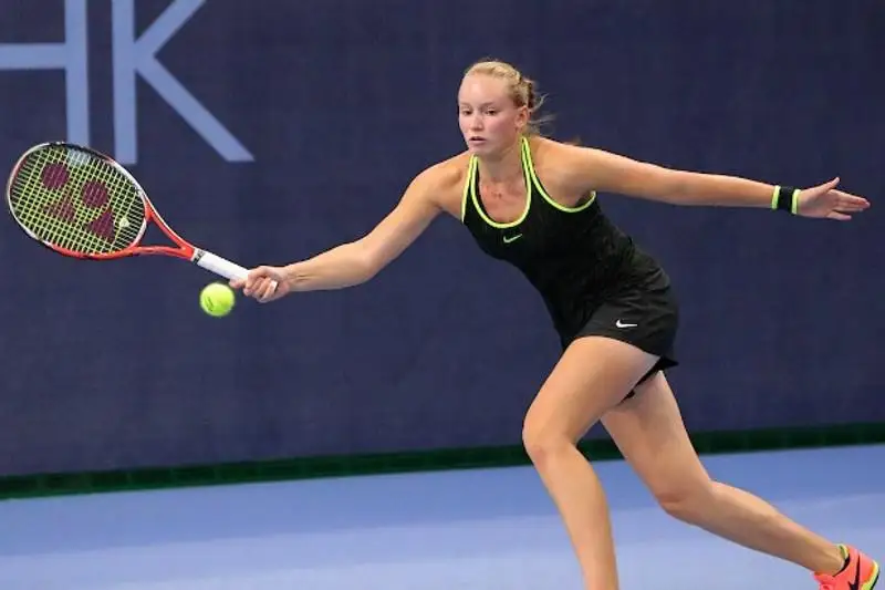 Новая первая ракетка Казахстана пробилась в 1/8 финала турнира в Хобарте