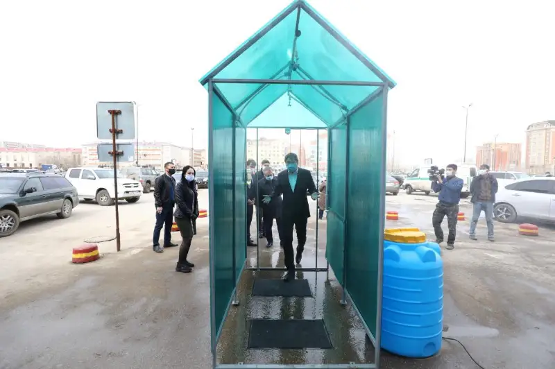 Тоннели дезинфекции установят перед социальными объектами в Актобе