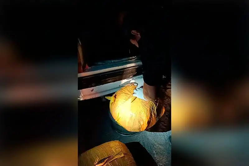 Водителя с 20 кило марихуаны в багажнике задержали в Жамбылской области