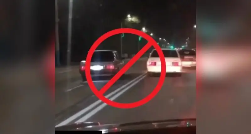 Таразцы грубо нарушили ПДД и похвастались ездой в соцсетях