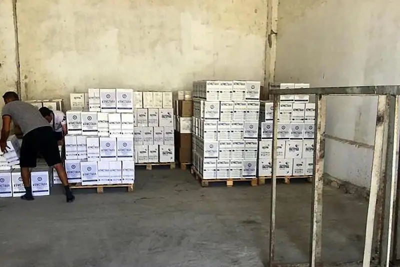 13 тысяч бутылок контрафактного алкоголя изъяли в пригороде Актау