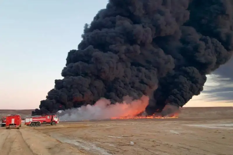 В КЧС прокомментировали распространяющееся видео пожара в Жанаозене