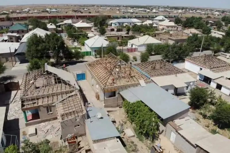 Арысь: завершается ремонт 355 домов в секторе, закрепленном за Туркестанской областью