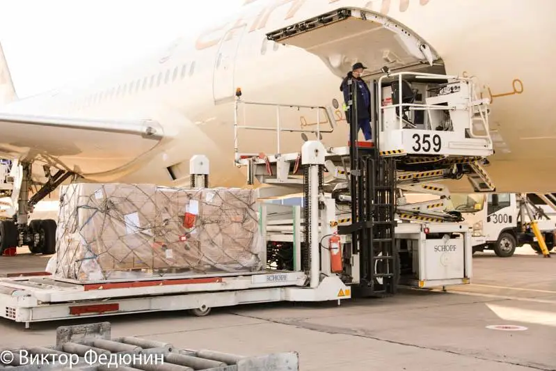 В столицу Казахстана прибыл гуманитарный груз из ОАЭ