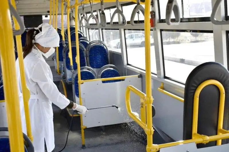 Усилен контроль за санитарным состоянием общественного транспорта в Карагандинской области