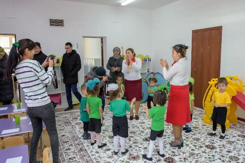 Новый детсад построили в отдаленном селе Атырауской области