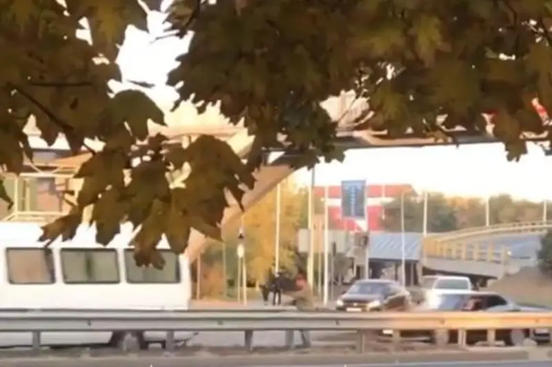 Мужчина кидался под колеса авто в Алматы