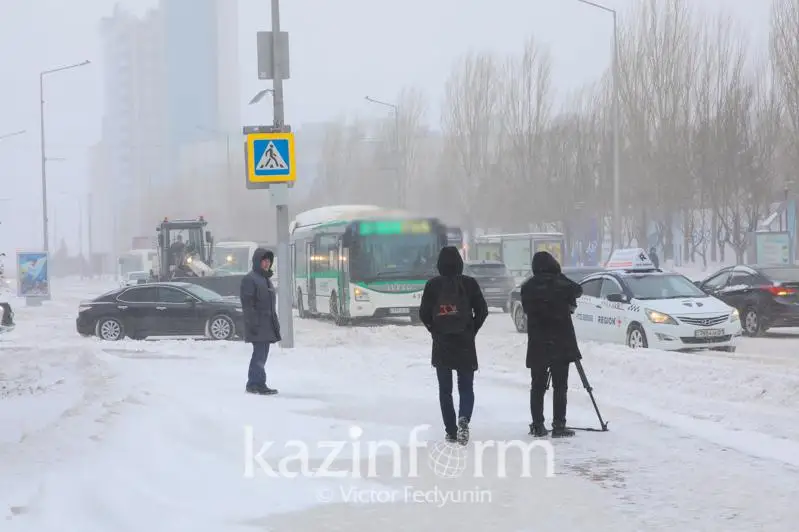 Автобусы временно не заезжают на некоторые остановки в Нур-Султане