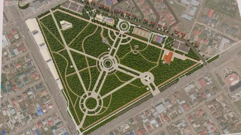 Пустующая территория столичного парка «Жеруйык» будет благоустроена