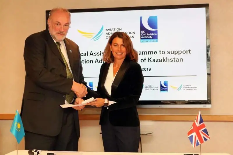 Авиационная администрация Казахстана и UKCAAi заключили соглашение об оказании техсодействия