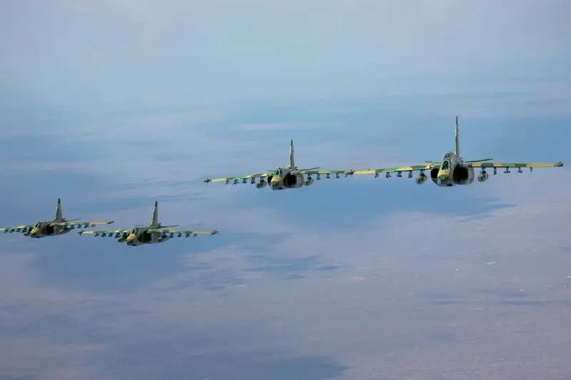 Штурмовики запустили ракеты в Сарышагане