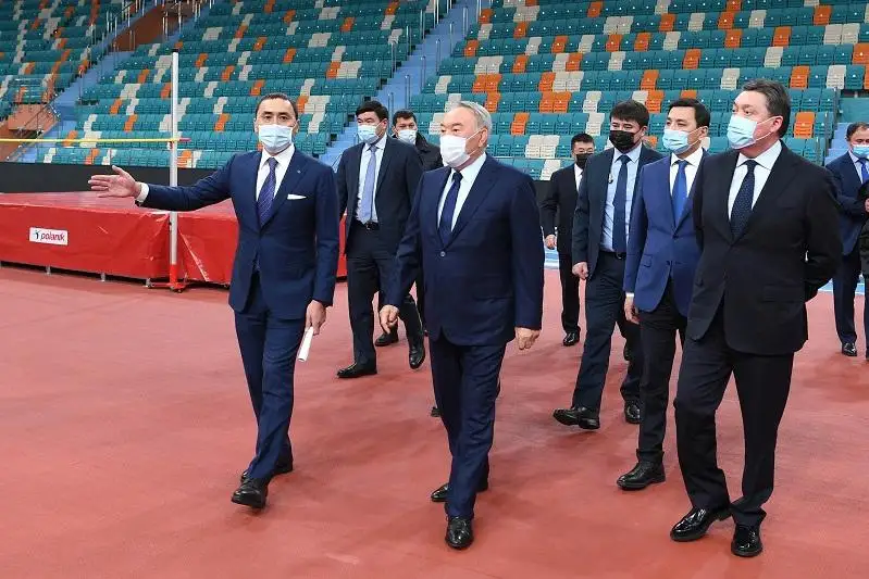 Первый Президент Казахстана посетил новый легкоатлетический спортивный комплекс