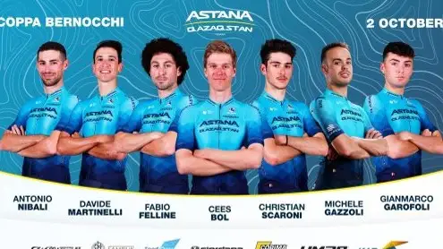 Назван состав «Астаны» на «Коппа Бернокки»