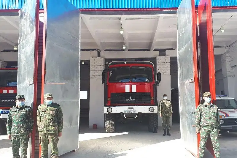 Новое здание для пожарных презентовали в Павлодарской области