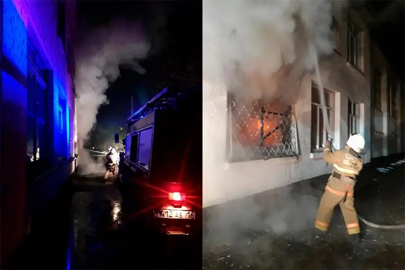 Пожар произошел в одной из школ ВКО