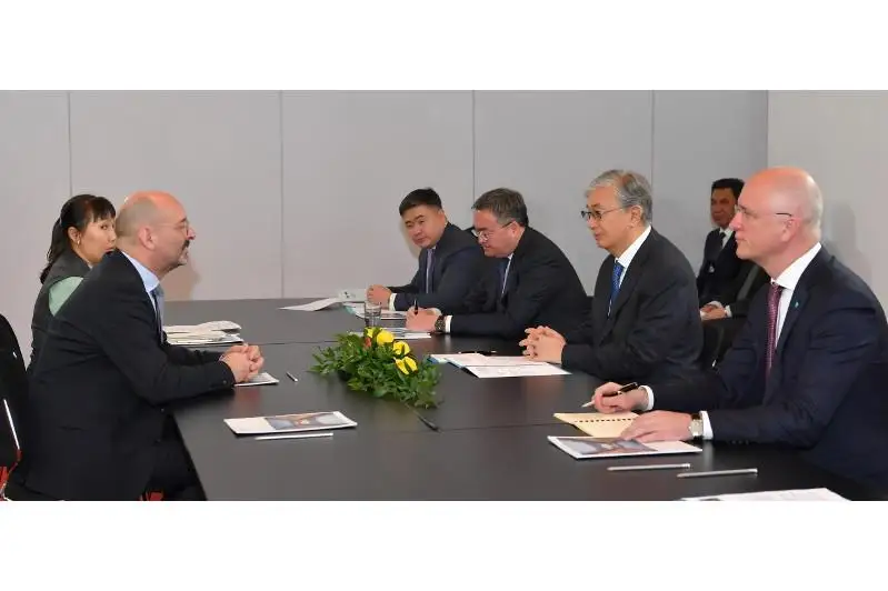 Президент РК провёл беседу с директором отдела внешних связей Института Fraunhofer
