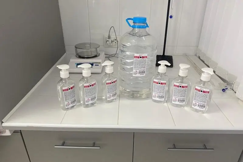 Антисептик начали производить в Северном Казахстане