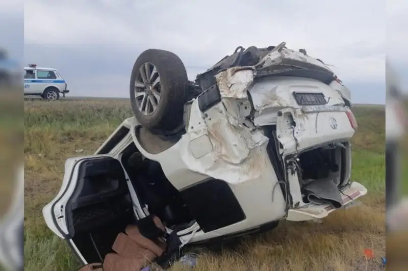 Четыре человека пострадали в ДТП на трассе в Актюбинской области