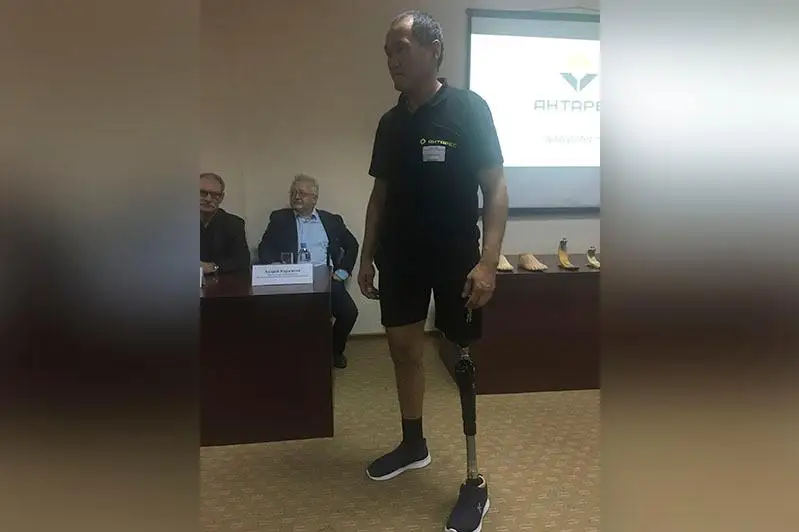 Уникальный протез ноги представили в Казахстане