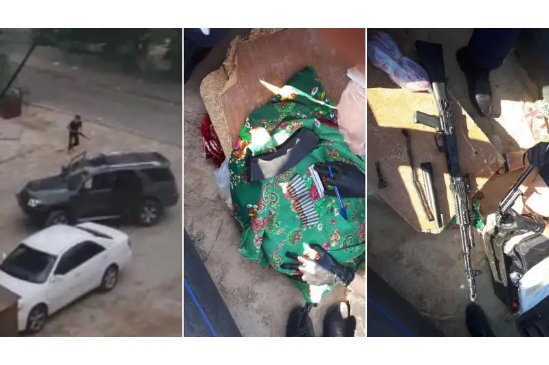 Мужчина с автоматом задержан в Жанаозене