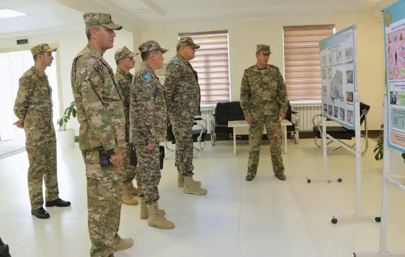 Военная делегация РК посетила Узбекистан