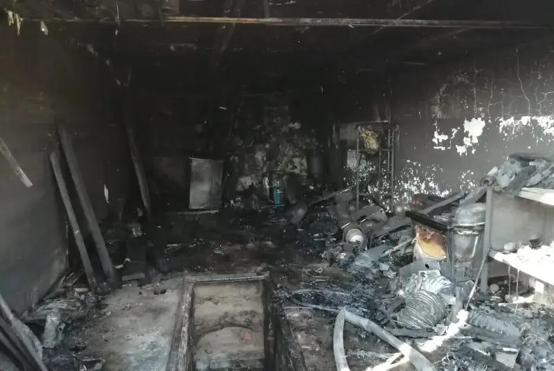 40% ожогов тела получил при пожаре павлодарец