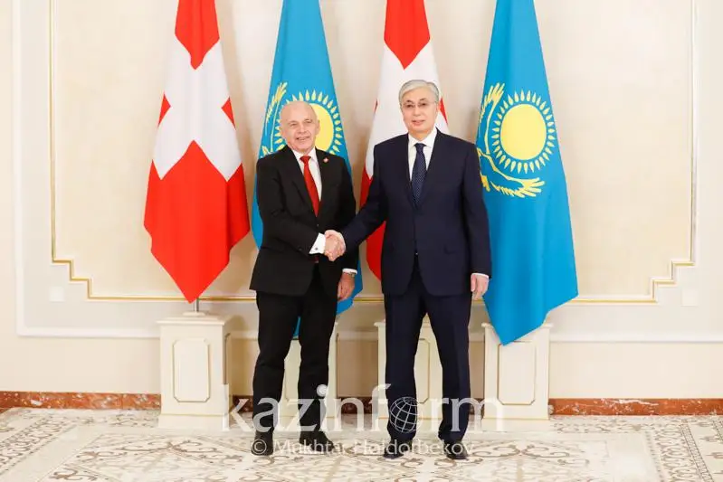 Касым-Жомарт Токаев и Ули Маурер оценили перспективы сотрудничества МФЦА с финансовым сектором Швейцарии