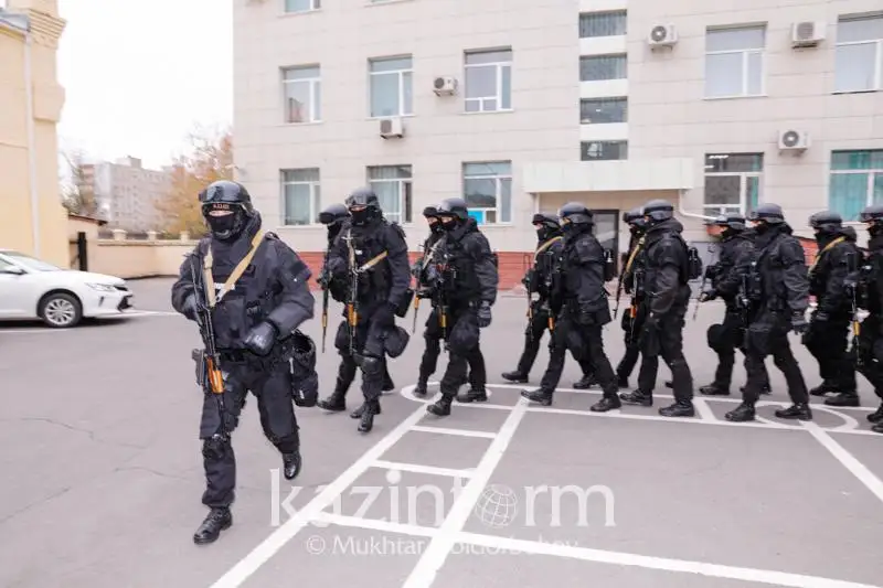 Личный состав полиции Нур-Султана прошел учебно-тренировочные сборы