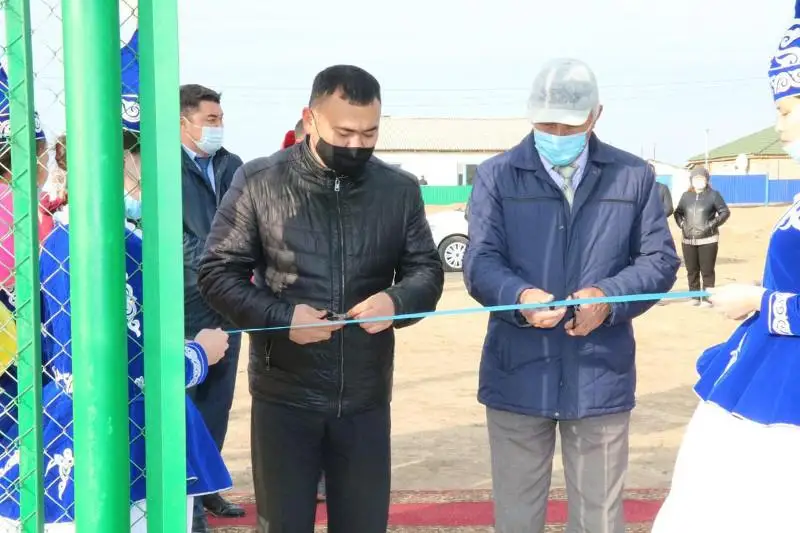 Новые спортплощадки построили в селах ЗКО