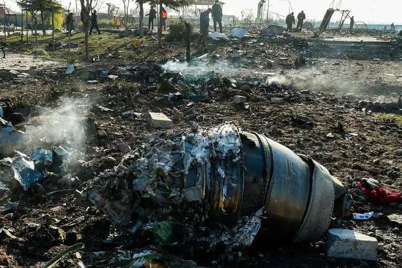 Иран: Украинский самолет сбили двумя ракетами ближнего радиуса действия