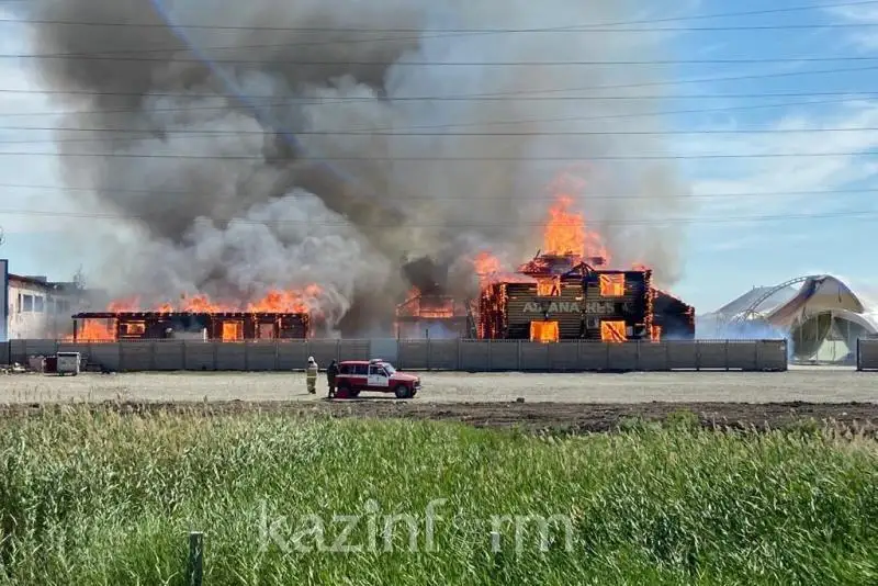 Пожар в доме отдыха вблизи Нур-Султана ликвидирован