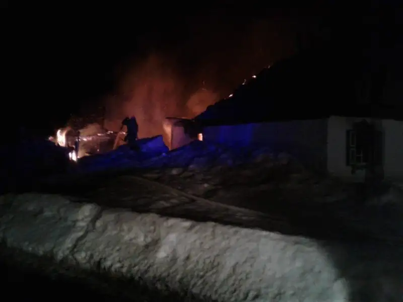 Соседи спасли пожилую женщину во время пожара в ВКО