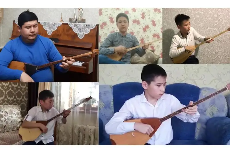 Школьники Семея в режиме онлайн соревновались в исполнении кюев