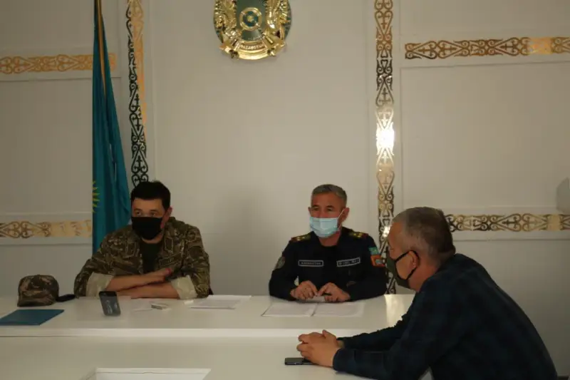 В Мактаарале еще  3200 жителей отправлены в безопасную зону