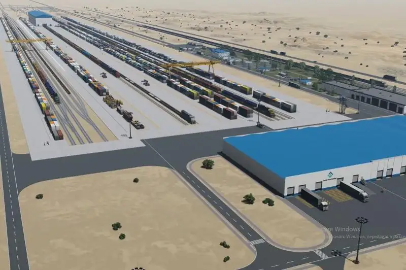Перевалочный грузовой терминал начали строить близ станции Достык