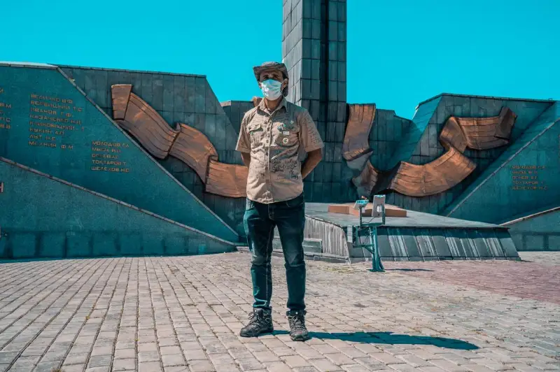 Путешественник из Ливии дошёл до Восточного Казахстана