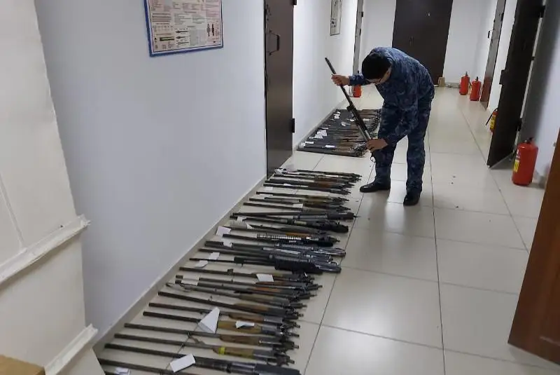 Более 90 единиц оружия отправили в плавильные печи в Актюбинской области