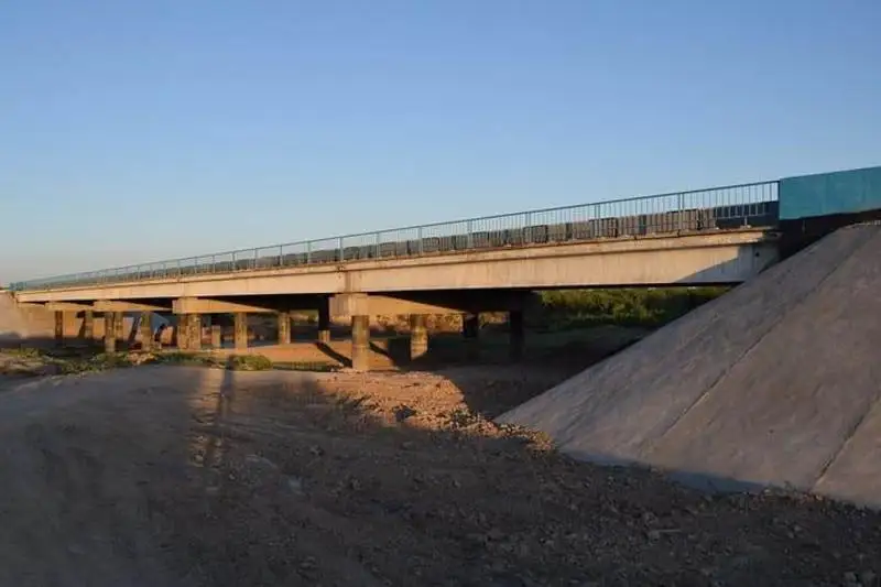 В Туркестане проходит капитальный ремонт мостов