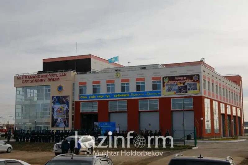 Новое пожарное депо открыли в Нур-Султане