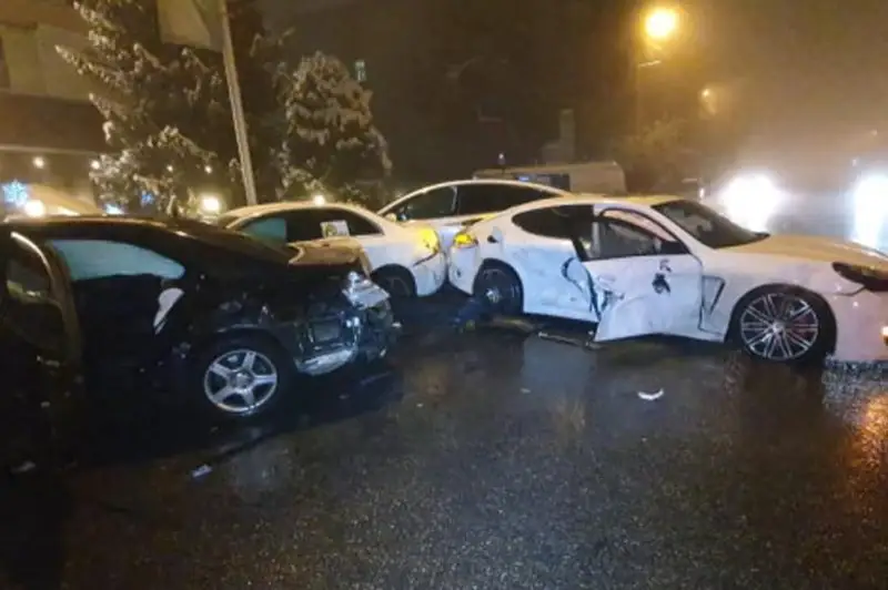 Массовое ДТП возле акимата Алматы: пострадал один человек