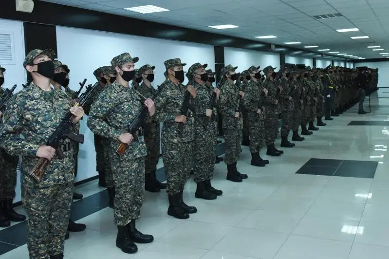 Более 800 новоиспеченных гвардейцев присягнули в онлайн-режиме