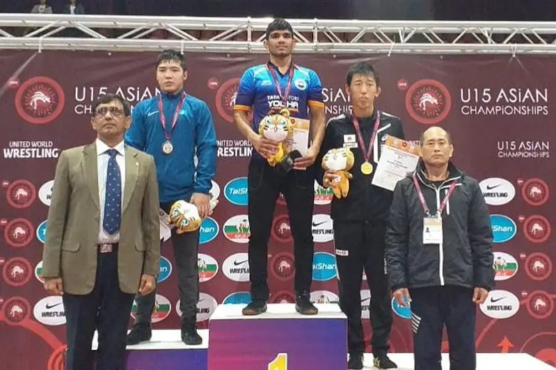 Акмолинский борец завоевал «серебро» на чемпионате Азии в Китае