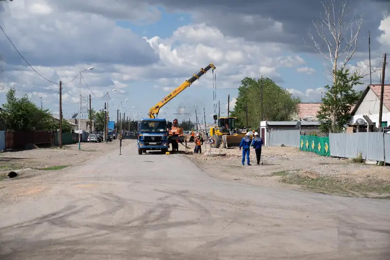 Реконструкция водопроводной сети ведется на родине Абая