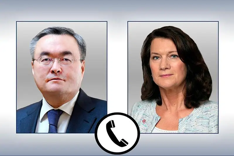 Мухтар Тлеуберди провел переговоры с министром иностранных дел Швеции