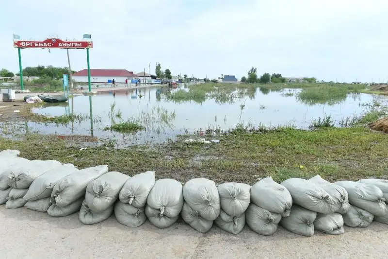 В Мактааральском районе снизился уровень воды