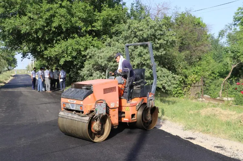 54 улицы отремонтировали в Тюлькубасском районе Туркестанской области