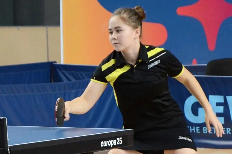 Казахстанка стала чемпионкой открытого первенства Сербии по настольному теннису
