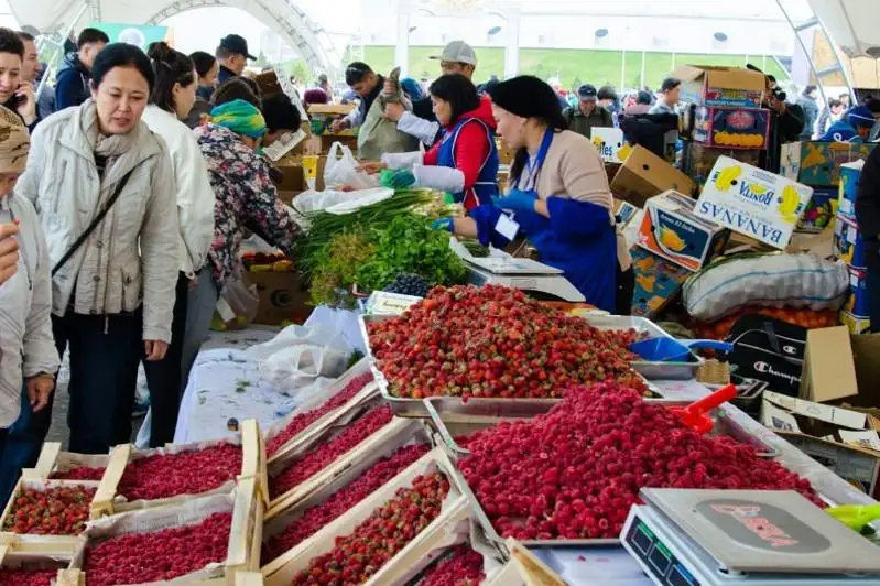 Алматинская и Костанайская области представили продукцию на ярмарке в столице