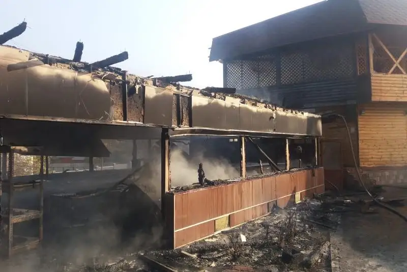 Ресторан горел в Алматы